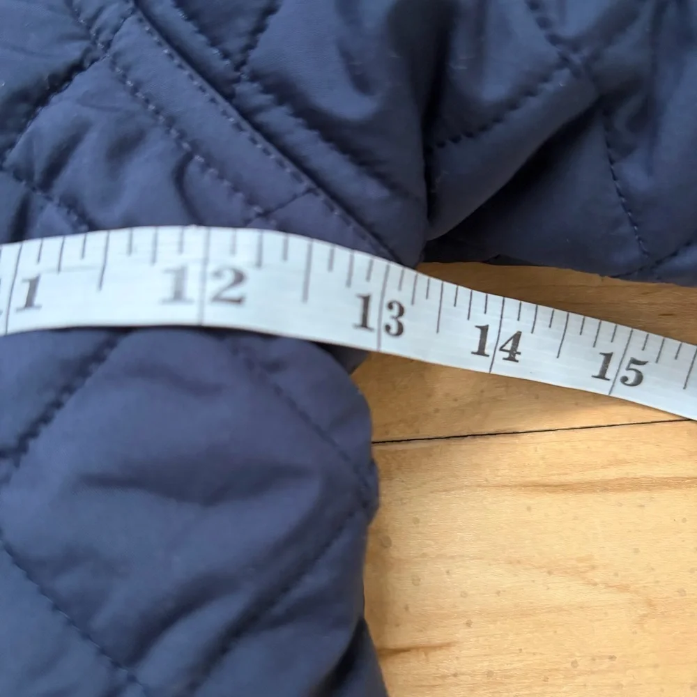 RALPH LAUREN Size 6M Baby MSRP‎ $135 Hooded Barn Bunting Navy  Quilted Snowsuit
